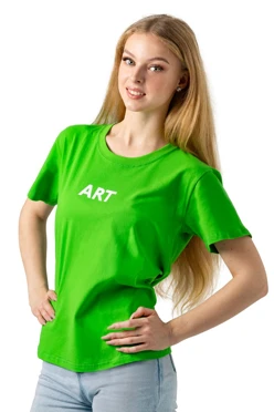 Купить футболку Мэдисон унисекс, однотонную "ART"