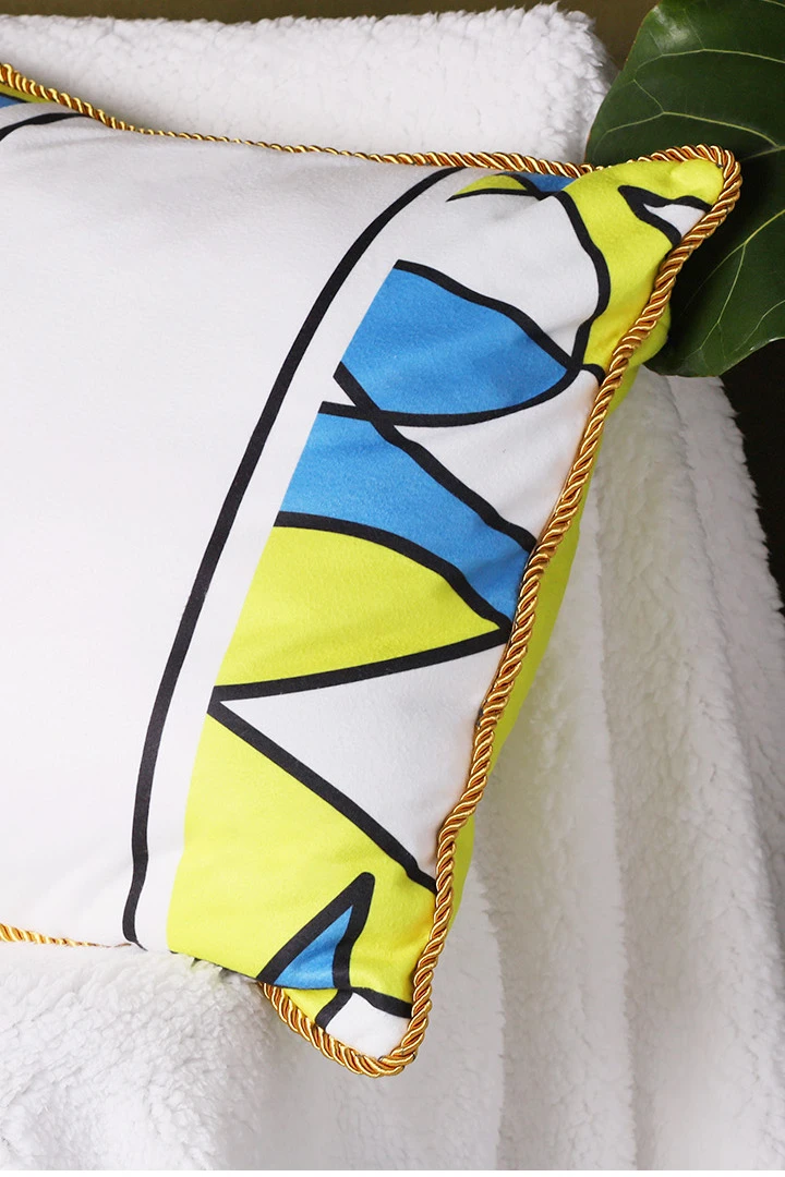 Подушка с кантом 50х50 см, с полной запечаткой#4 Подушка с кантом 50х50 см, с полной запечаткой#4