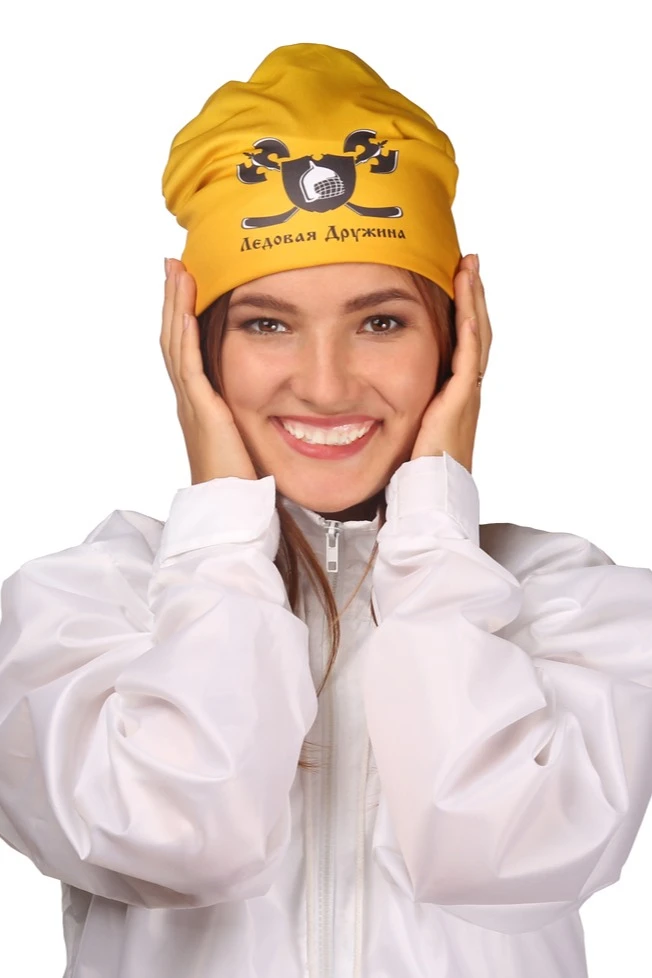 Шапка Сноу двухслойная взрослая, с полной запечаткой#2