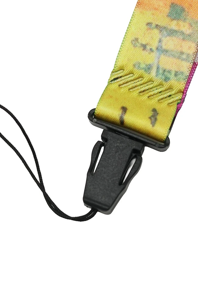 Лента для бейджа атлас люкс ширина 2 см, с трезубцем, с печатью#11