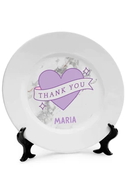 Купить тарелку с принтом "Thank You, Maria"