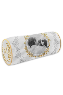 Купить подушку-валик 16х45 см, с принтом "Love"