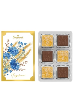 Набор конфет ассорти и мармелада малый 60г из коллекции Васильковое настроение