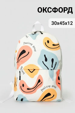 Купить рюкзак Тодес с жестким каркасом 30х45х12 см с полной запечаткой