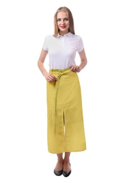 Купить фартук Бармен желтый