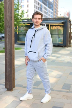 Спортивный костюм Джоэл из футера унисекс, однотонный#1