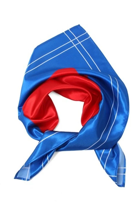 Платок Шанель 70х70 см, с полной запечаткой "Red square"#5