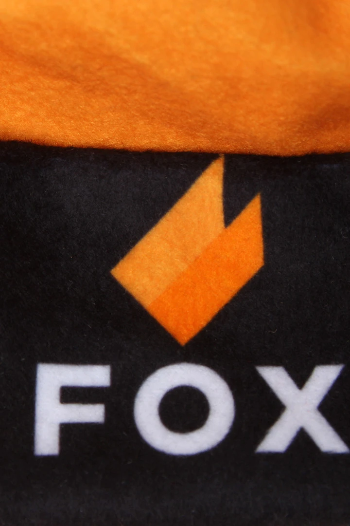 Шапка Лофт флисовая двухслойная взрослая, с полной запечаткой "FOX"#2 Шапка Лофт флисовая двухслойная взрослая, с полной запечаткой "FOX"#2