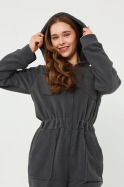 Комбинезон Палмер флисовый женский, однотонный#2