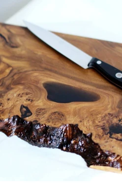 Разделочная доска из дерева, 33х21х3см