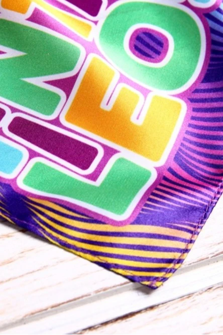 Купить шарф 15х100 см однослойный с полной запечаткой Купить шарф 15х100 см однослойный с полной запечаткой