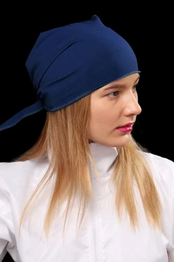 Купить бандану х/б кулирная гладь 60*60*90 синюю