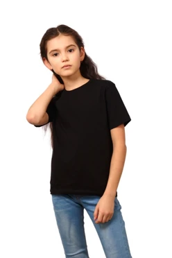 Купить футболку Премиум детскую чёрную