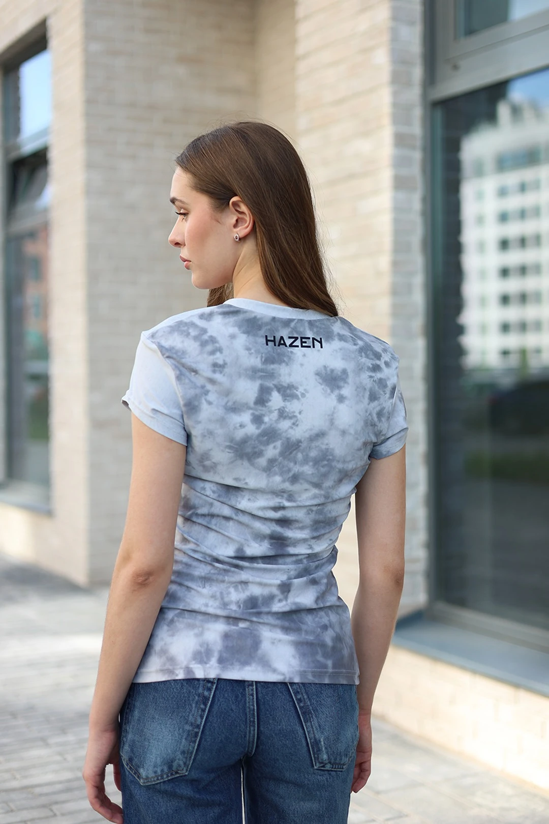 Футболка Нолан женская с полной запечаткой "Hazen"#4