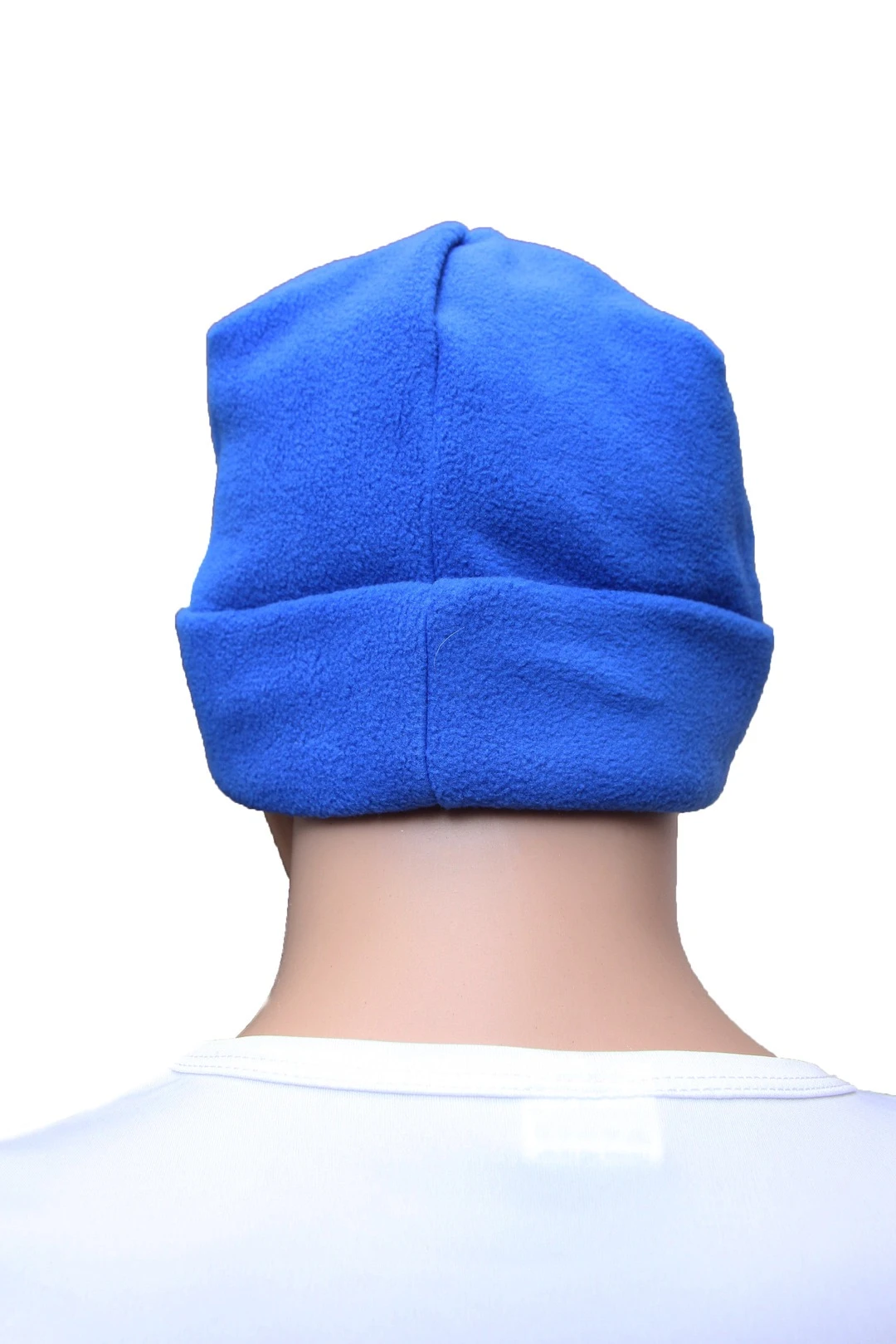 Шапка Вэст флисовая двухслойная взрослая, однотонная "Greenhouse" синяя#8