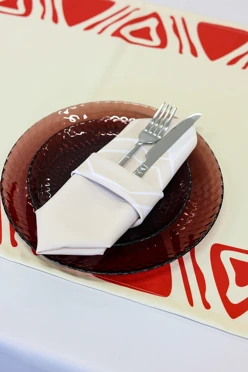 Купить салфетку квадратную 40х40 см, с полной запечаткой (полиэстер) "Pastel"