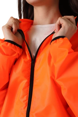 Ветровка Арчи унисекс, однотонная оранжевая#2