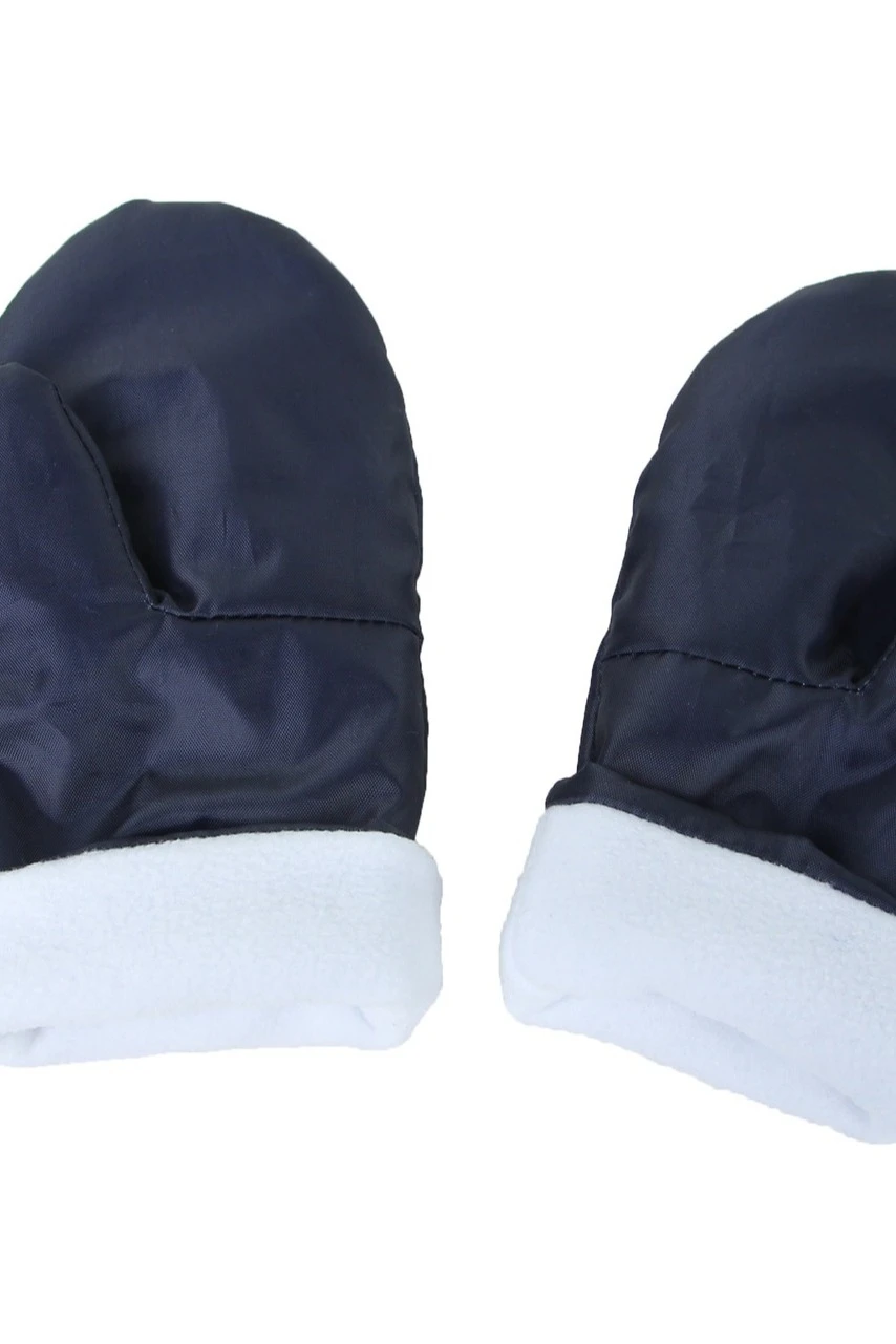 Варежки утепленные двухслойные взрослые, с полной запечаткой "Olympico"#3