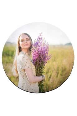 Коврик для мыши круглый 3 мм, с полной запечаткой#1