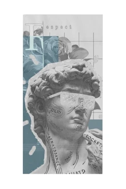 Купить полотенце махровое 70х140 cм (Ituma) c принтом "David 2"