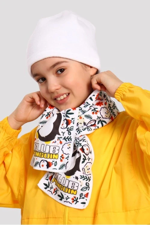 Шарф однослойный утепленный 15х100 см, с полной запечаткой#7