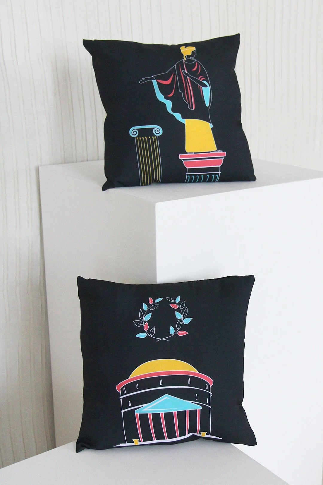 Подушка 40х40 см, с принтом "Parthenon"#2