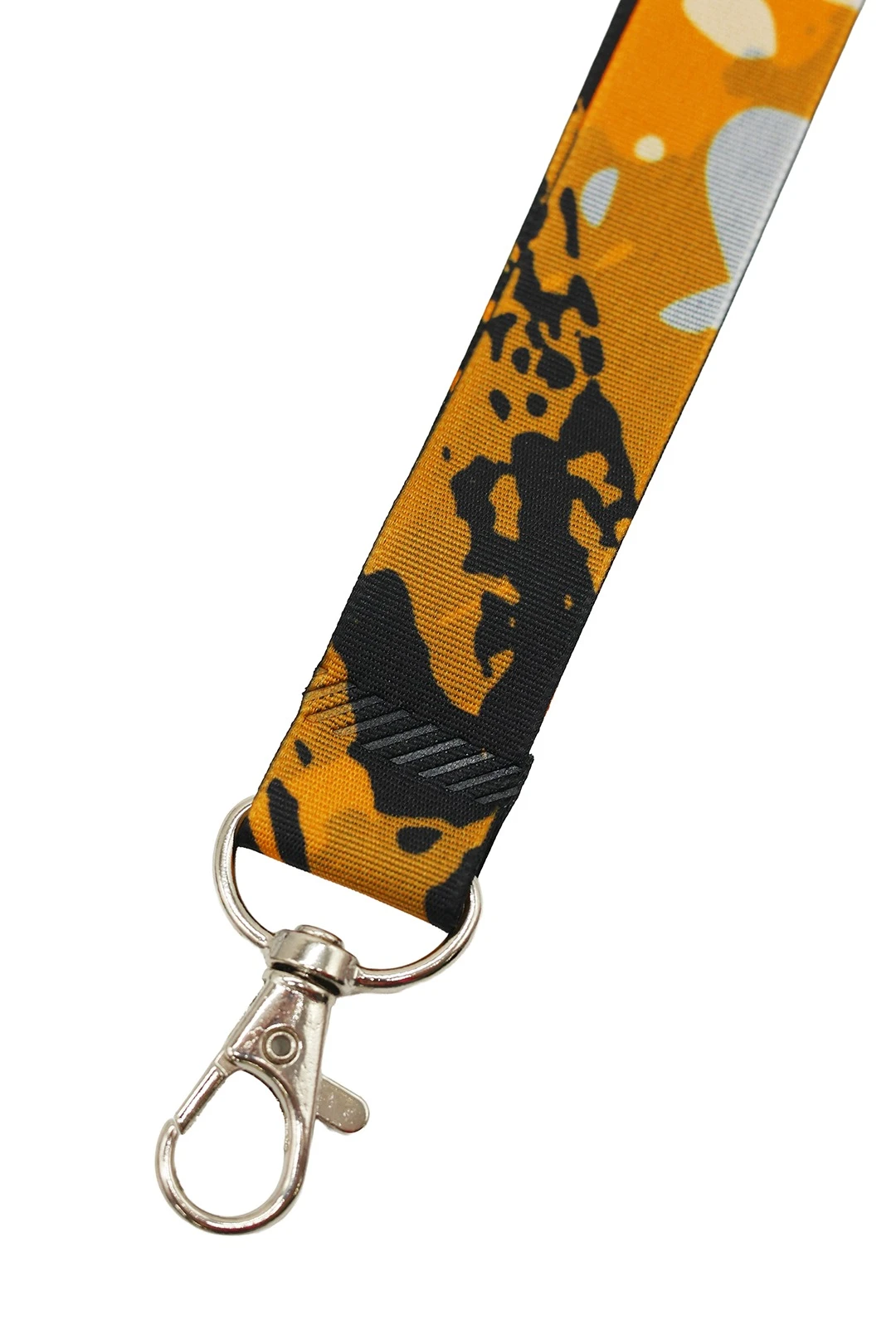 Лента для бейджа микрорепс ширина 2 см, с двумя карабинами, с печатью#1