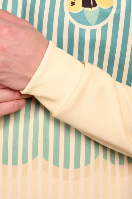 Свитшот Гарри унисекс из футера с полной запечаткой "Wave good"#2 Свитшот Гарри унисекс из футера с полной запечаткой "Wave good"#2