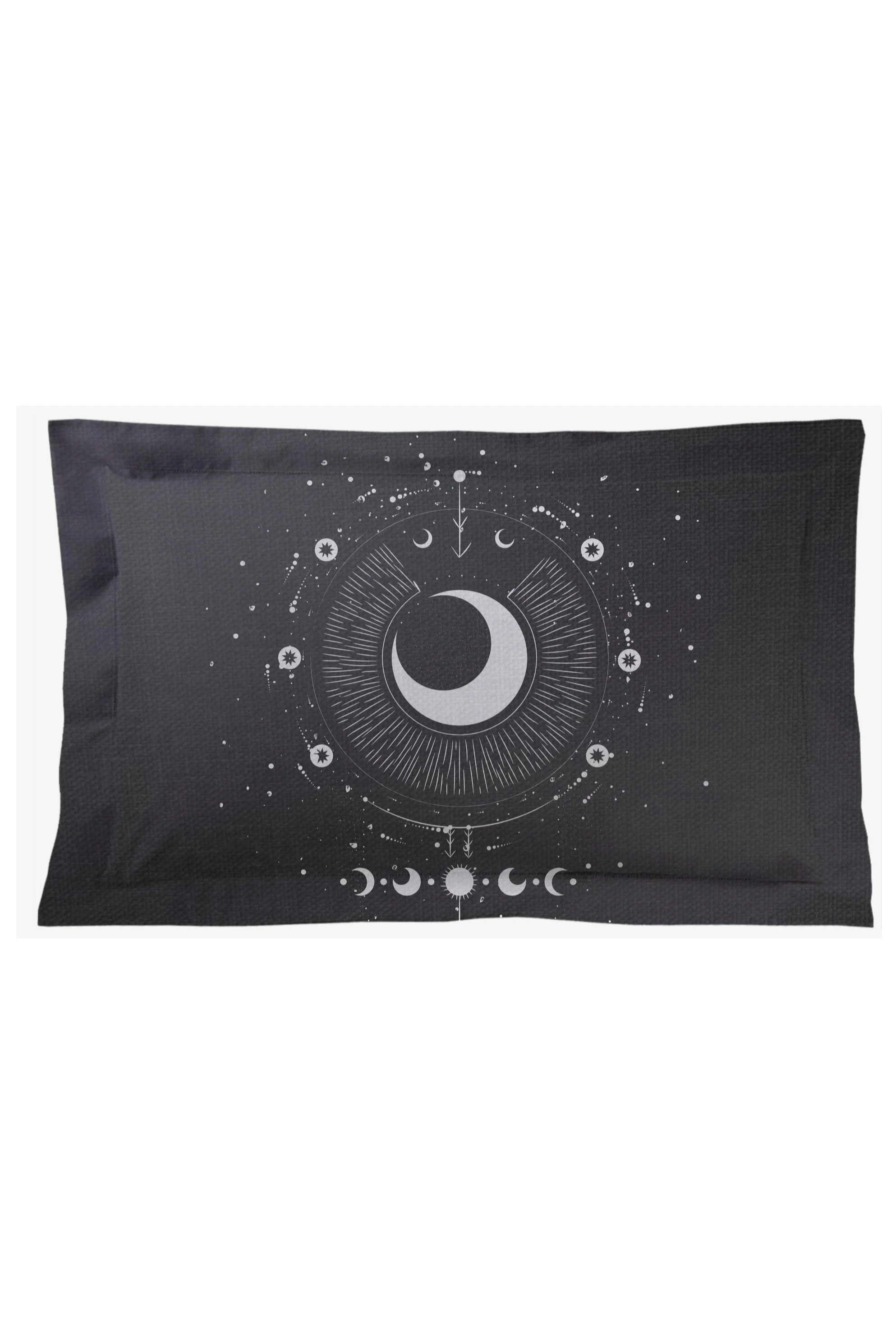 Купить подушку с бордюром 30х50 см, с принтом "Fall asleep"