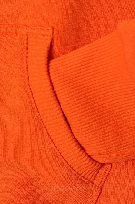 Толстовка Томас из футера унисекс, однотонная оранжевая#3