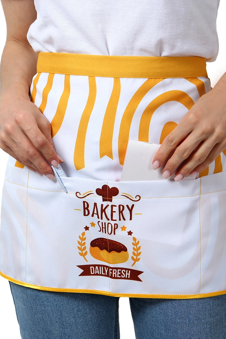 Передник Милан из габардина с полной запечаткой "BAKERY SHOP"#4