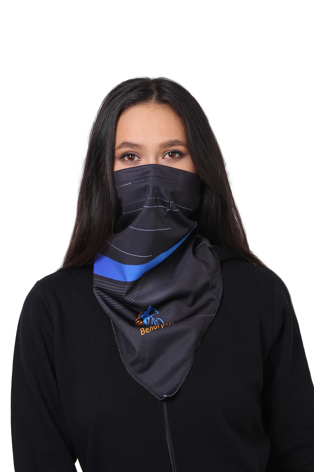 Бафф Айсберг однослойный взрослый, с полной запечаткой "Velograd"#1