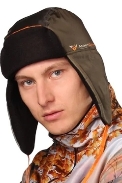 Купить шапку-ушанку на флисе "Army Games"
