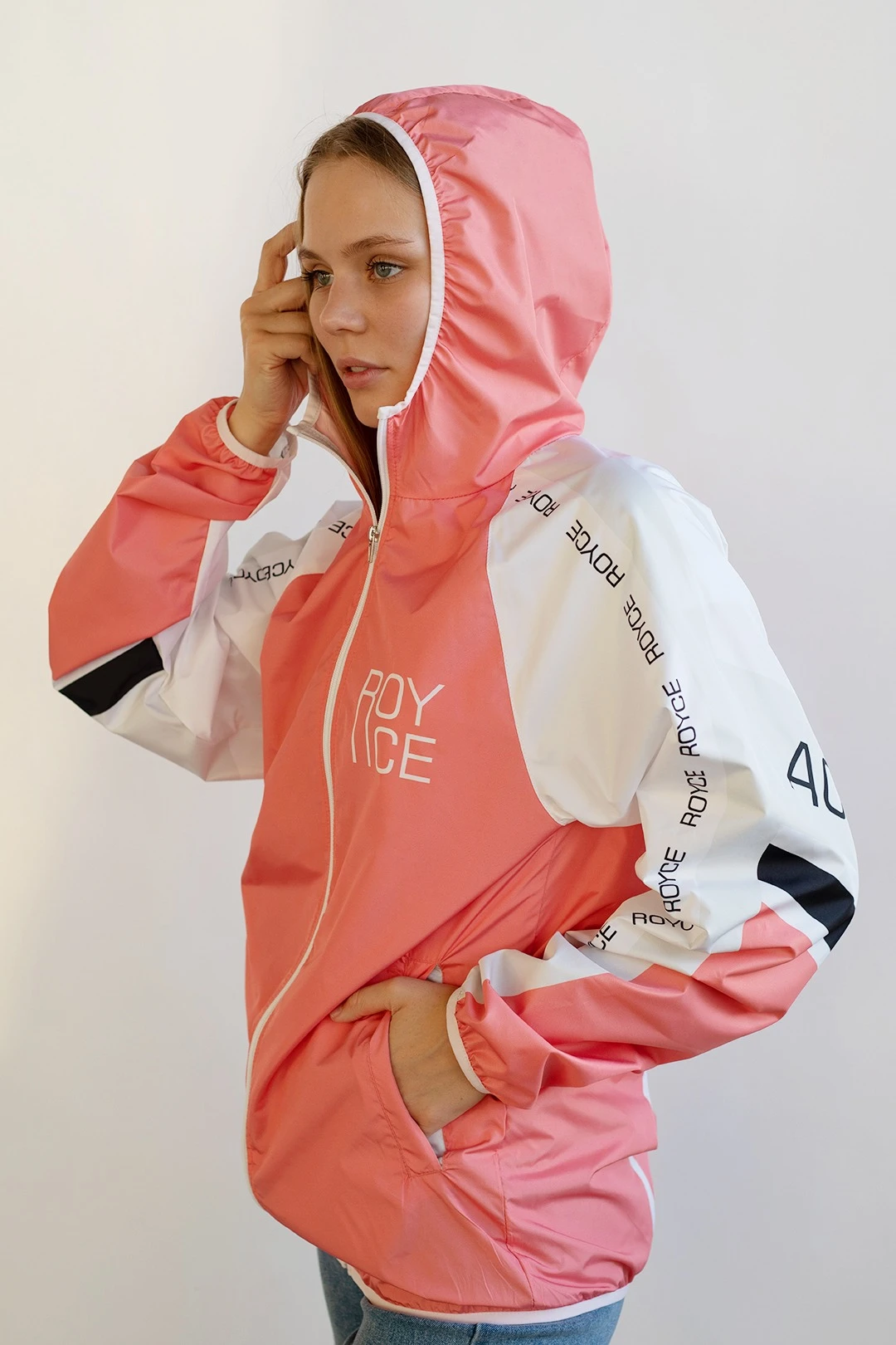 Ветровка Ройс унисекс с полной запечаткой "RoycePink"#4