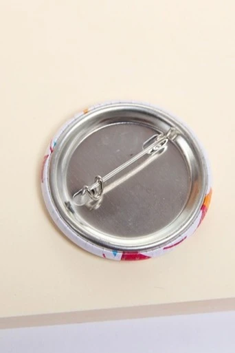 Значок закатный диаметр 37 мм, с печатью "Ast"#2