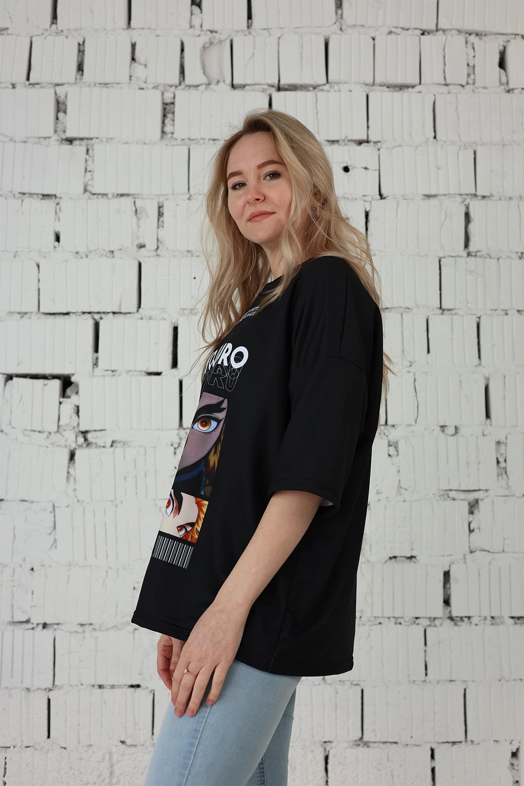 Футболка Макс оверсайз унисекс из футера с полной запечаткой "Kyojuro"#1 Футболка Макс оверсайз унисекс из футера с полной запечаткой "Kyojuro"#1