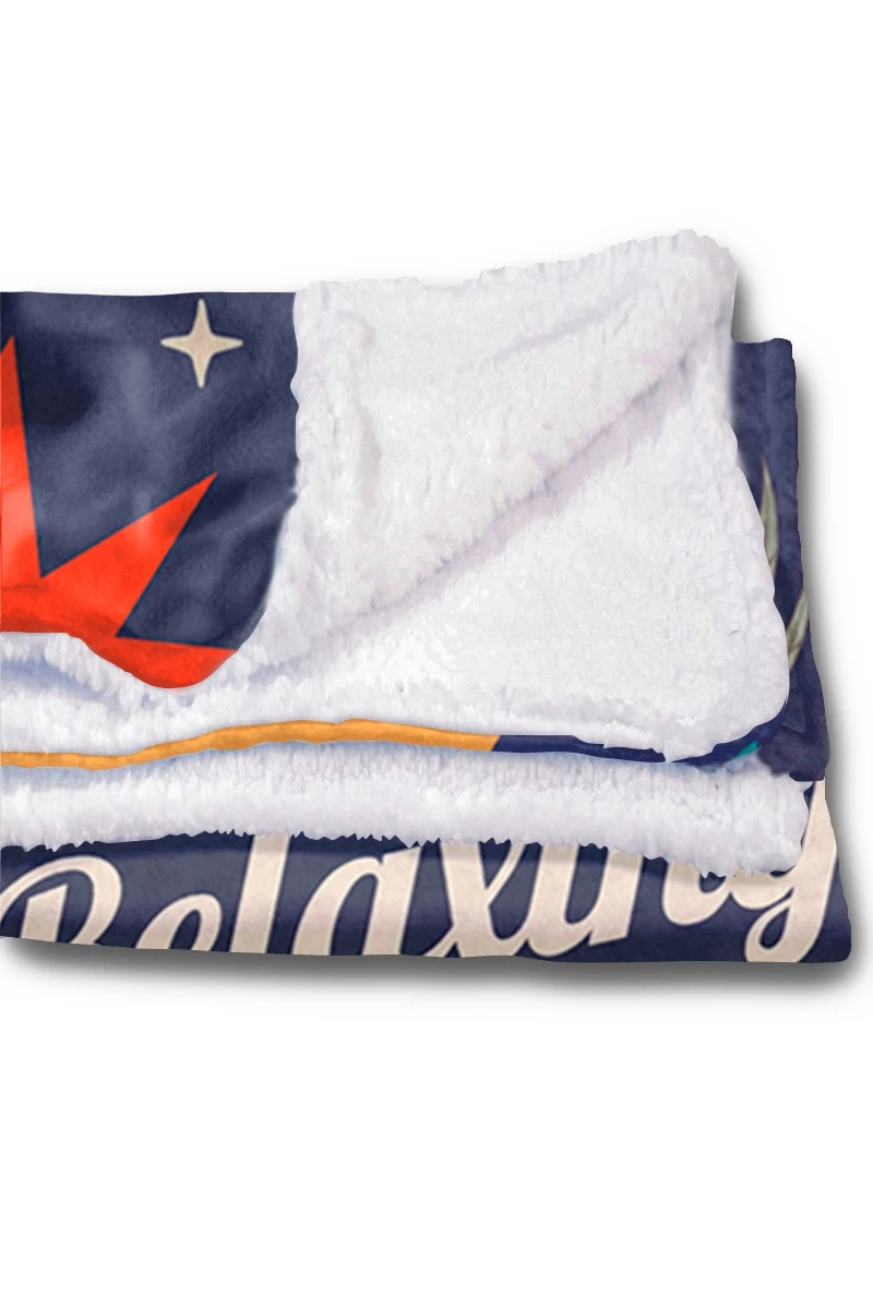 Купить плед Слипи флисовый 120х140 см (двухслойный), с принтом "Have a relaxing day" Купить плед Слипи флисовый 120х140 см (двухслойный), с принтом "Have a relaxing day"