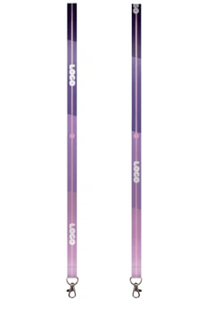 Купить ленту для бейджа репс ширина 1,5 см, с карабином-люкс, с печатью "Transition"