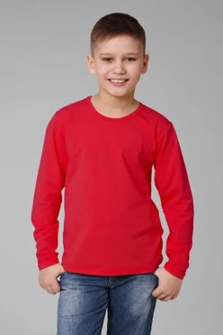 Купить лонгслив Атлетик Плюс детский красный