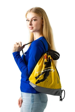 Рюкзак Трип на шнурке 35х40х8 см, с полной запечаткой#1