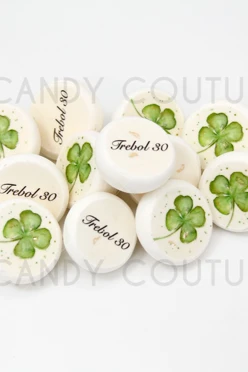 Меренга с логотипом, каплевидная