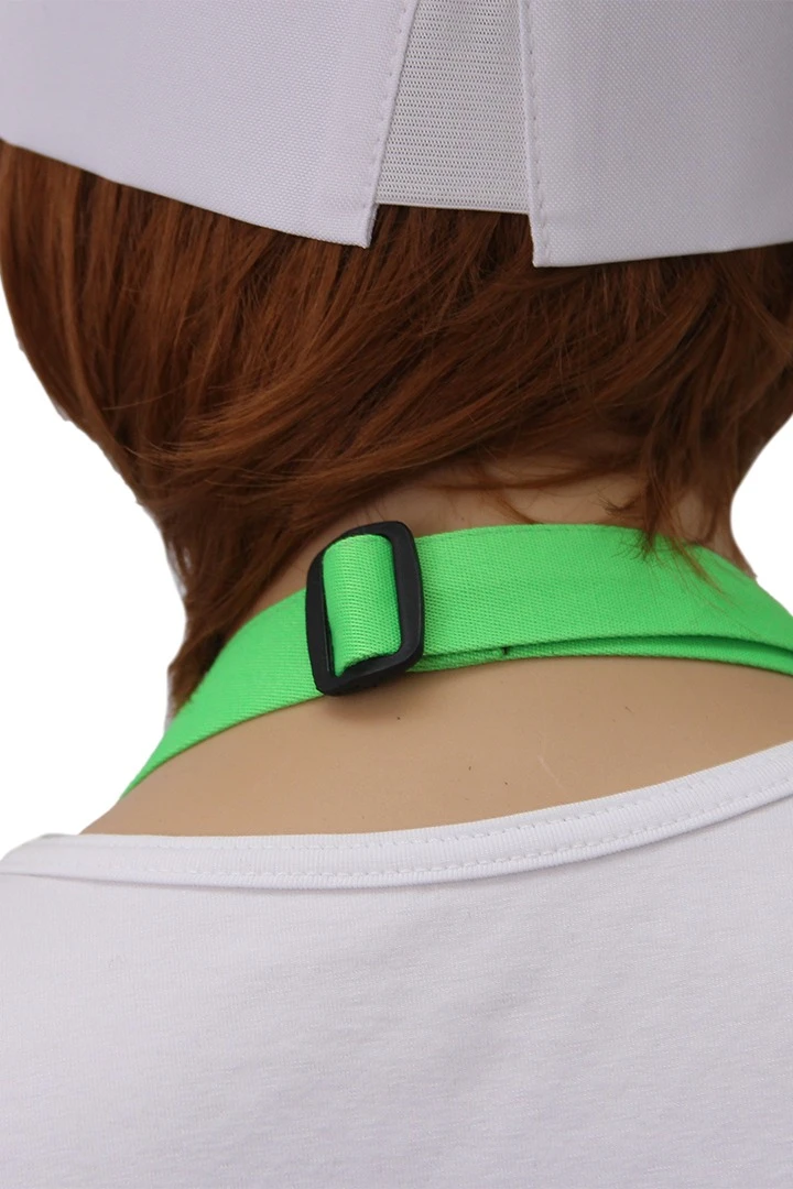 Фартук Латте из греты с регулятором лямки, однотонный "Green apple"#3