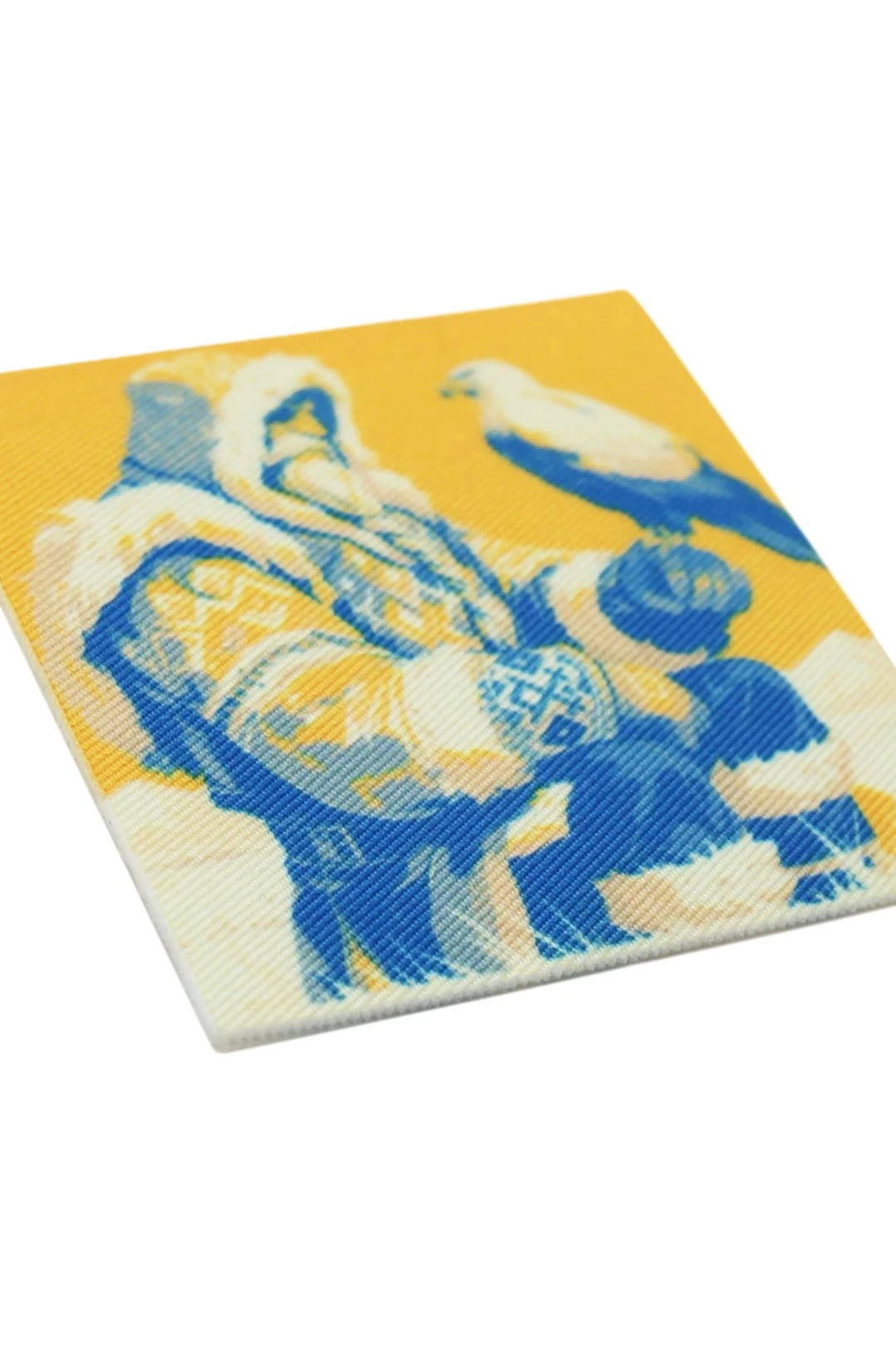 Купить наклейку-стикер Квадрат 6,5х6,5 см c печатью "Ded Moroz"