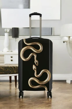 Купить чехол для чемодана (M) с принтом "Snakes"