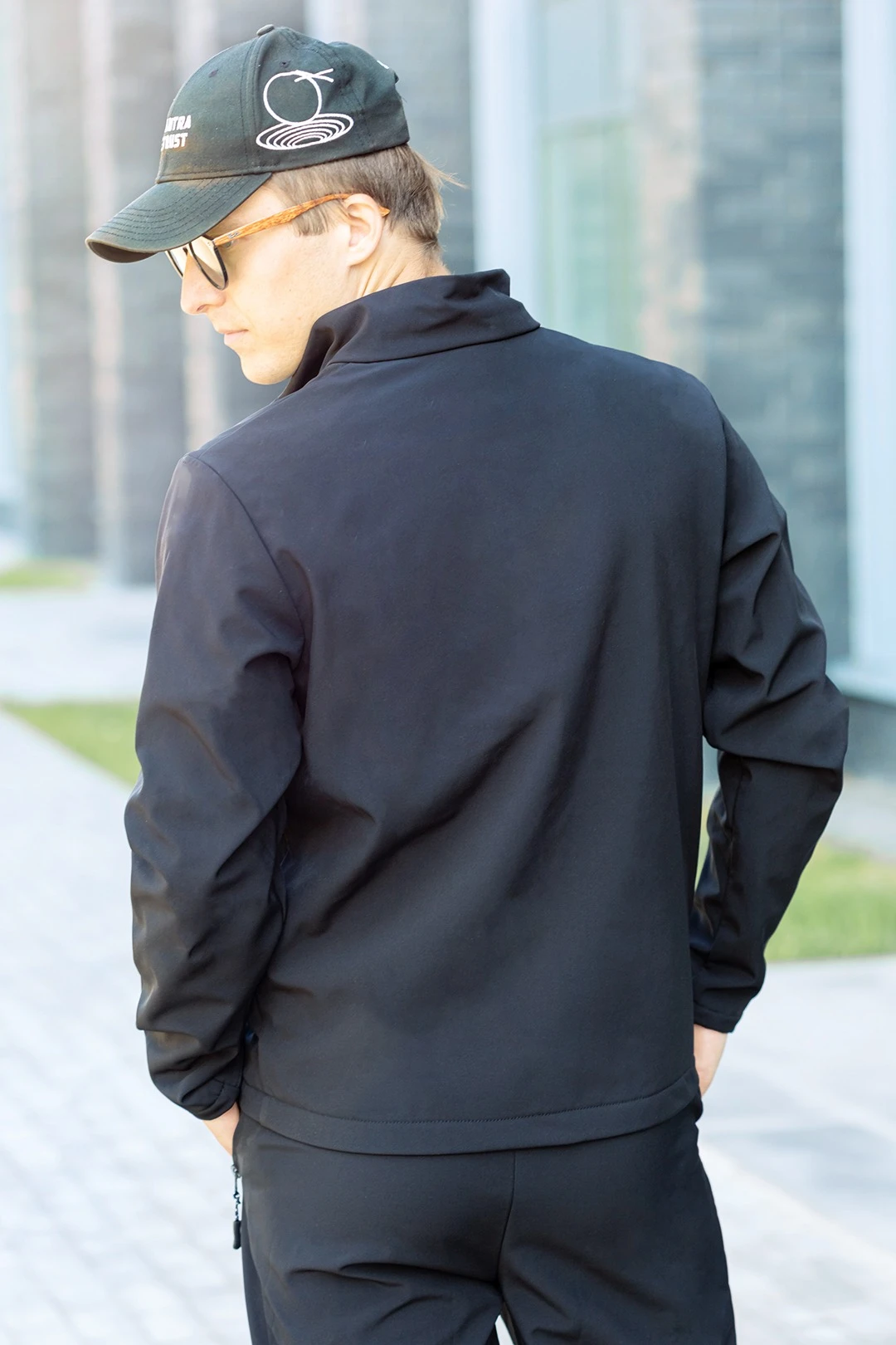 Ветровка Вермон из софтшелла унисекс, с частичной запечаткой "Silver"#2