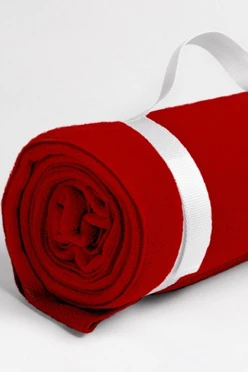 Купить красный плед Вдохновение флисовый