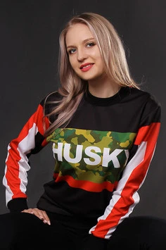 Купить свитшот унисекс "Husky" с полной запечаткой