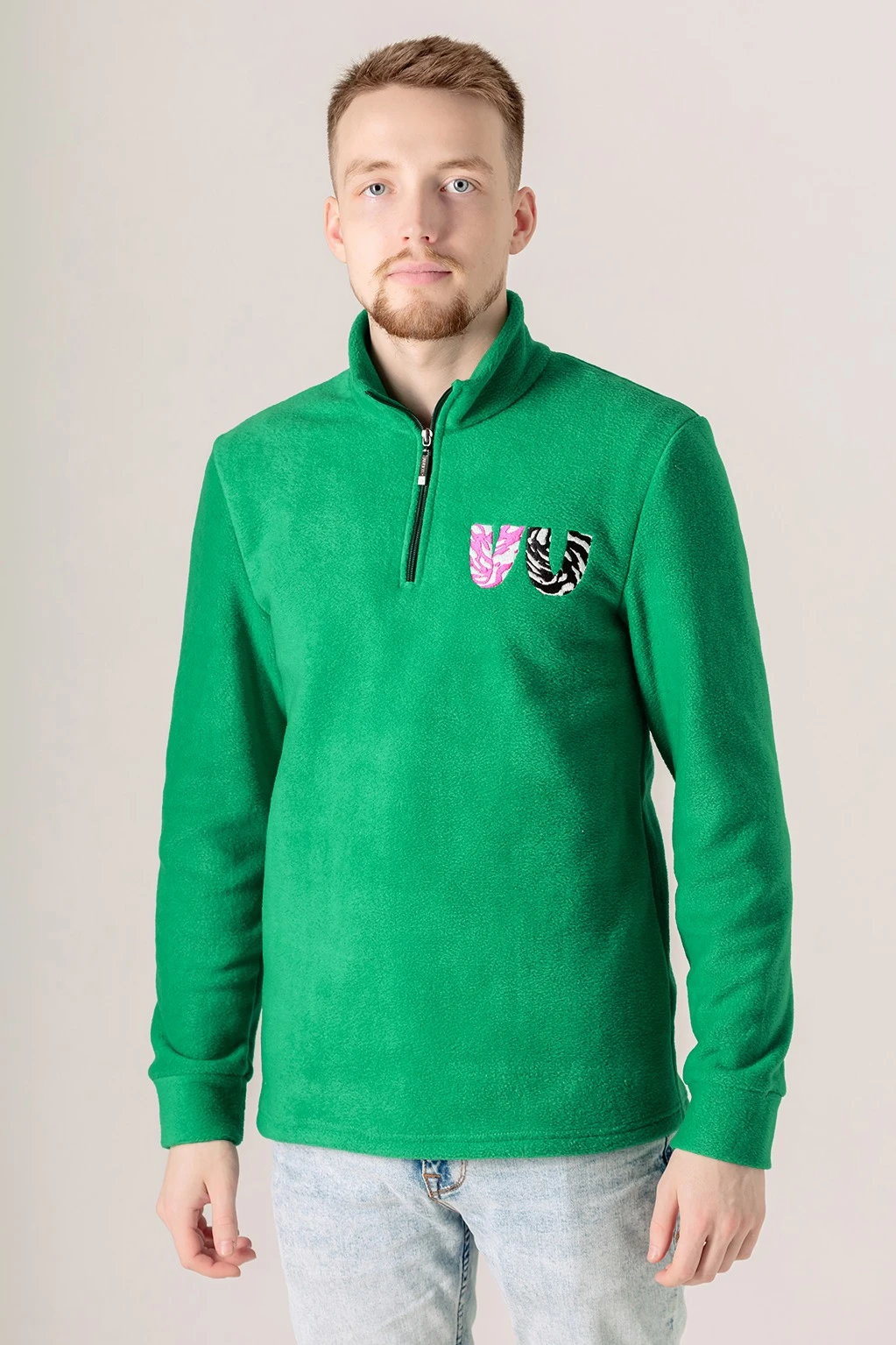 Толстовка Саймон флисовая унисекс, однотонная "UU"#2 Толстовка Саймон флисовая унисекс, однотонная "UU"#2