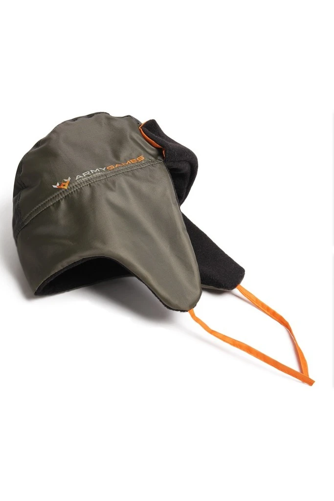 Шапка-ушанка Винтер на флисе взрослая, с полной запечаткой "Army Games"#1 Шапка-ушанка Винтер на флисе взрослая, с полной запечаткой "Army Games"#1