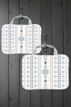 Купить сумку Ворд с ручками 18х24 см, с принтом "Blue pattern"